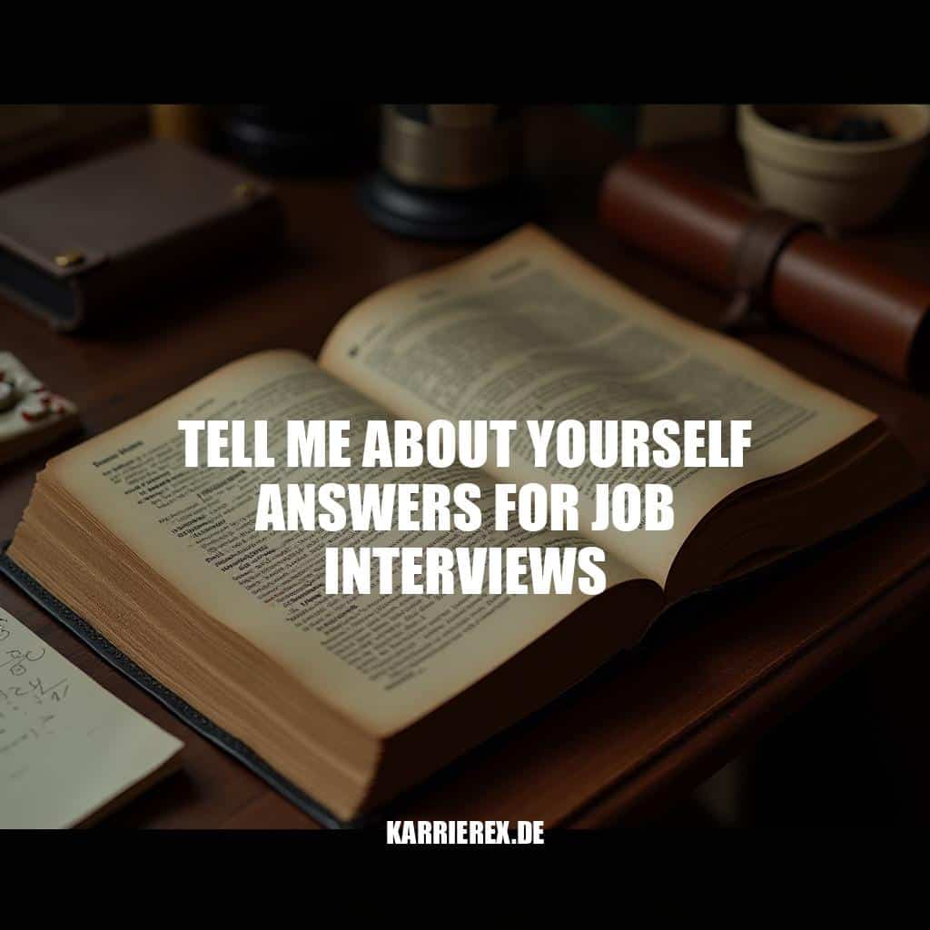 Tell Me About Yourself Antworten für Jobinterviews