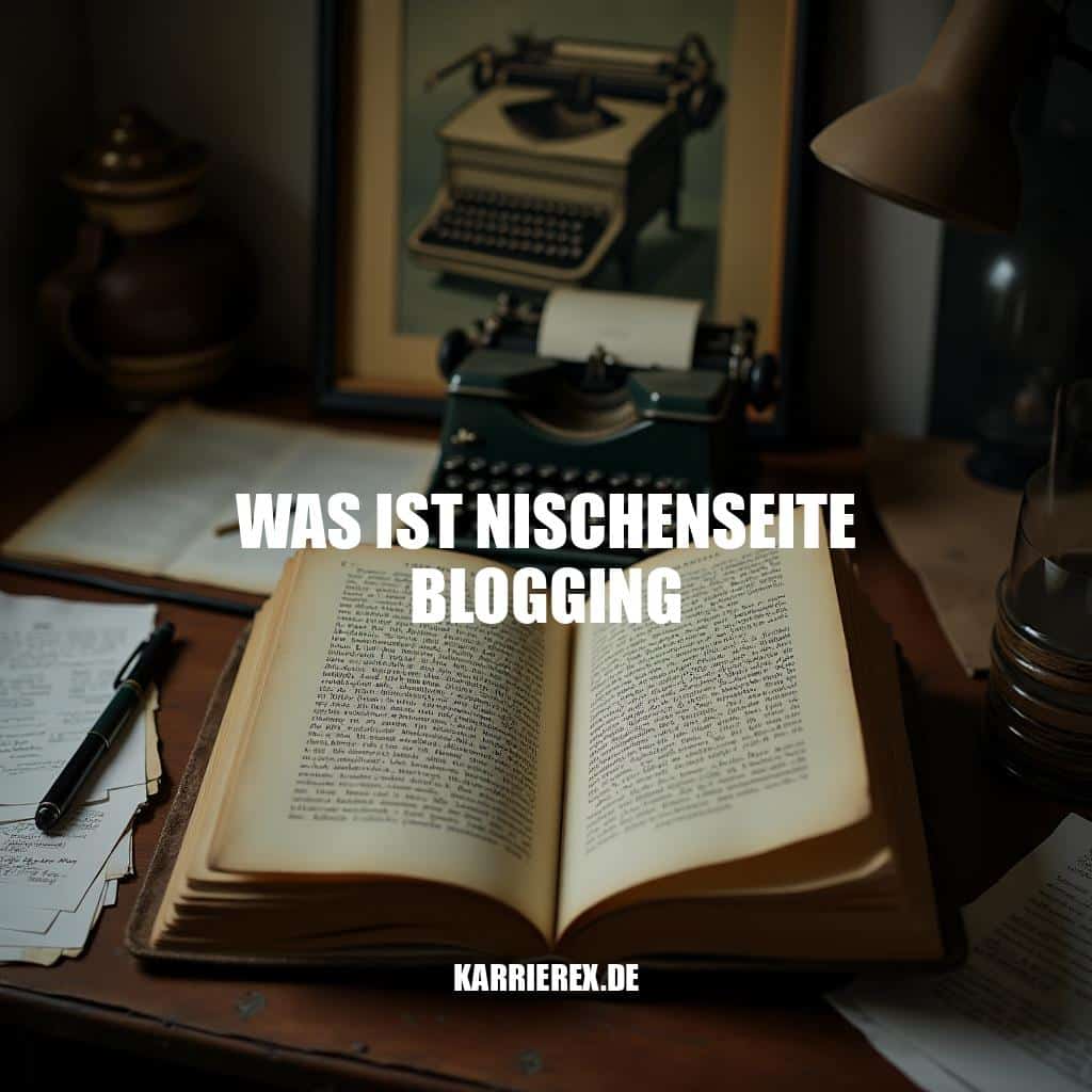 Was ist Nischenseite Blogging? – SEO-Fachbegriff