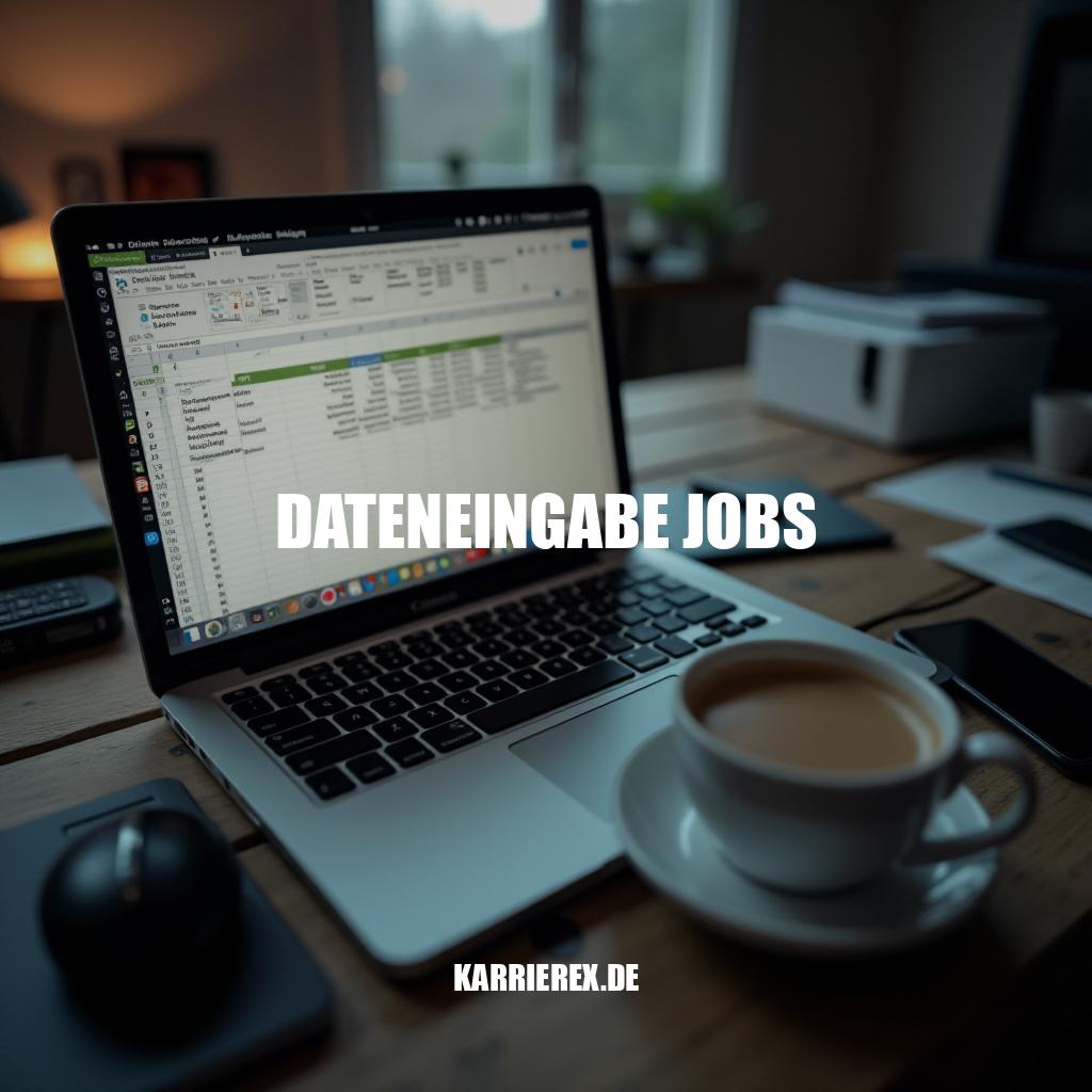 Dateneingabe Jobs - Die unbekannte Chance für eine Remote Karriere