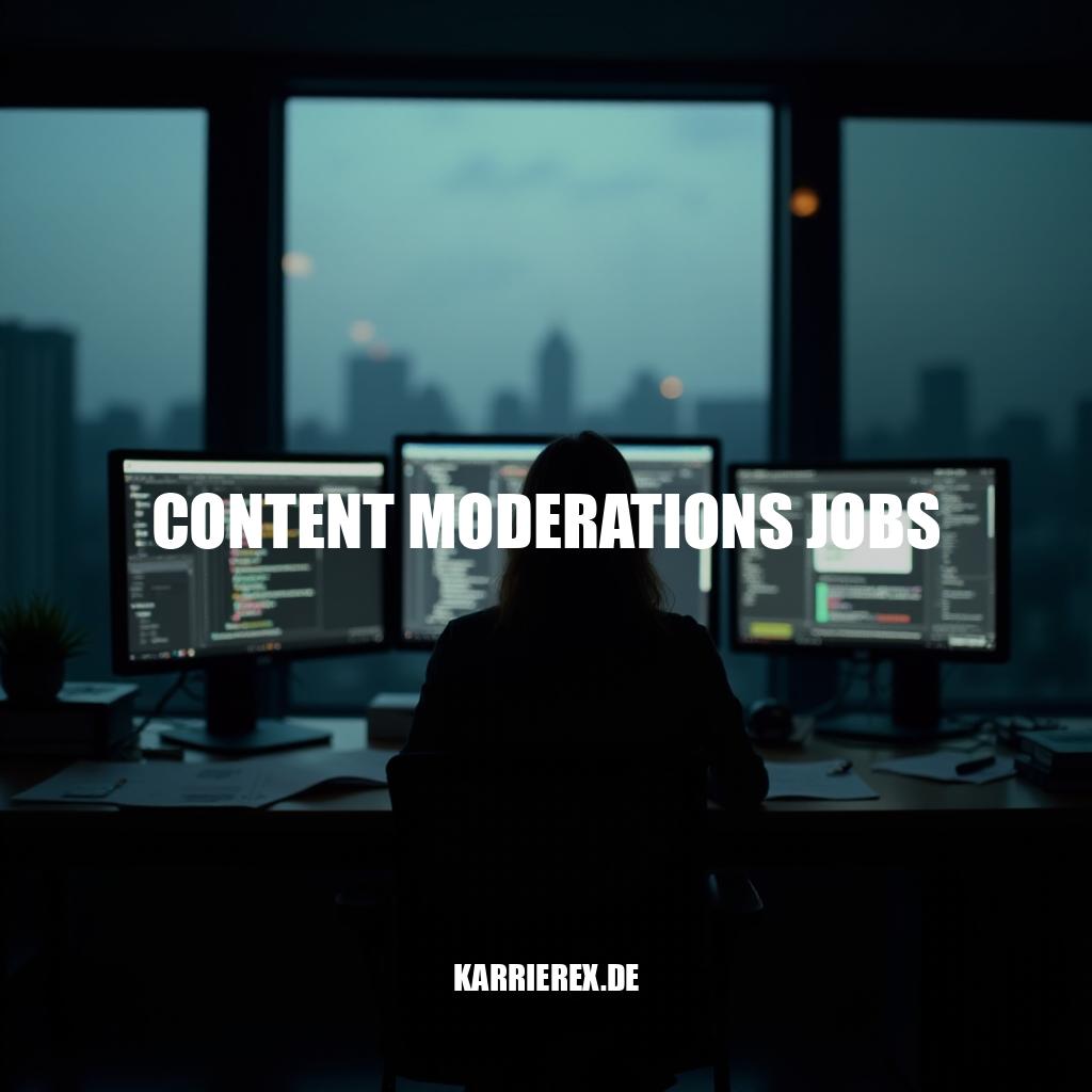 Inhalte moderieren - Die Zukunft der Arbeit
