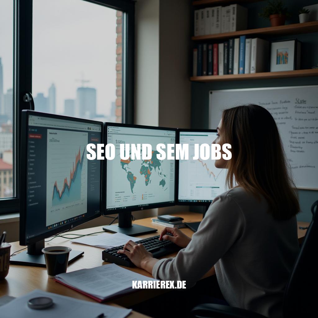 Karriere im Bereich SEO und SEM - Chancen und Herausforderungen