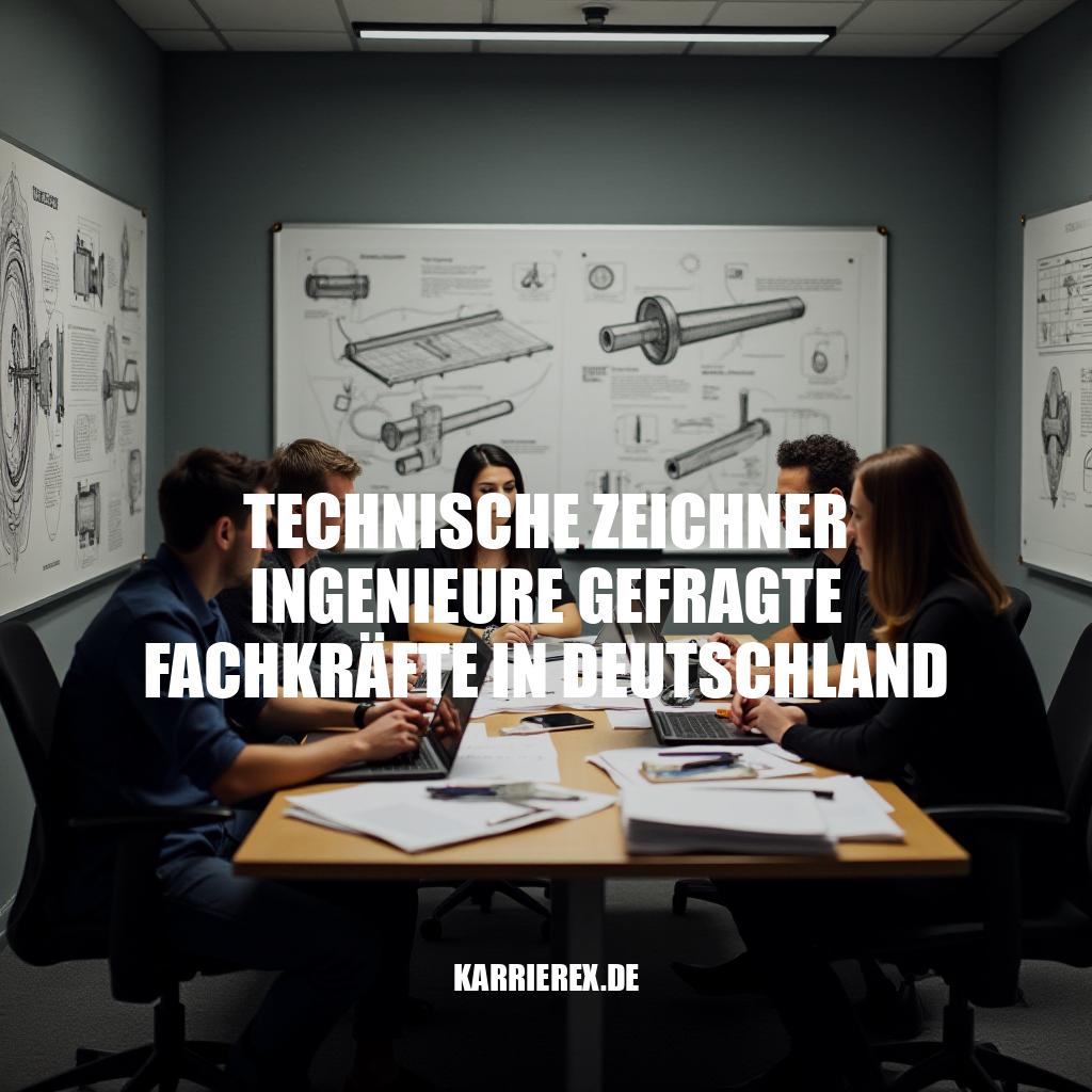 Technische Zeichner und Ingenieure – gefragte Fachkräfte in Deutschland