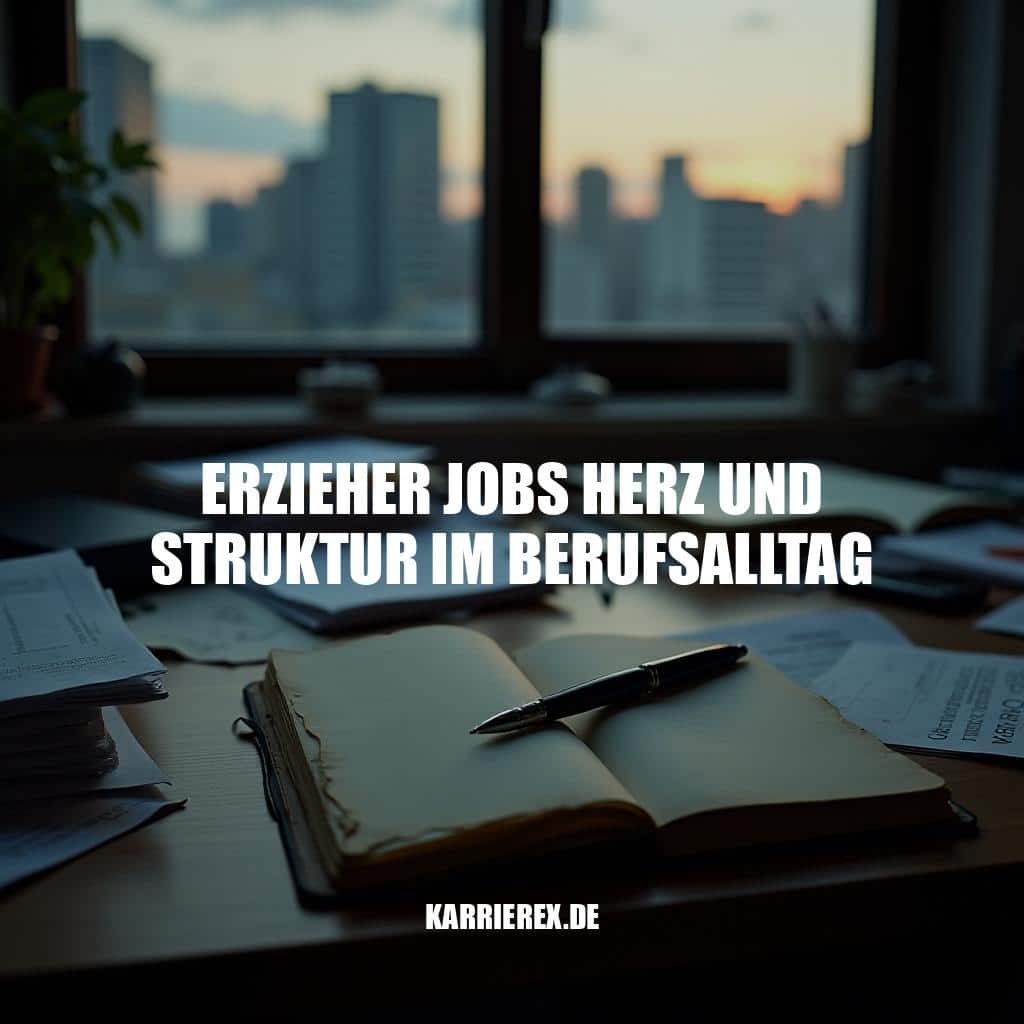 Erzieher Jobs: Herz und Struktur im Berufsalltag